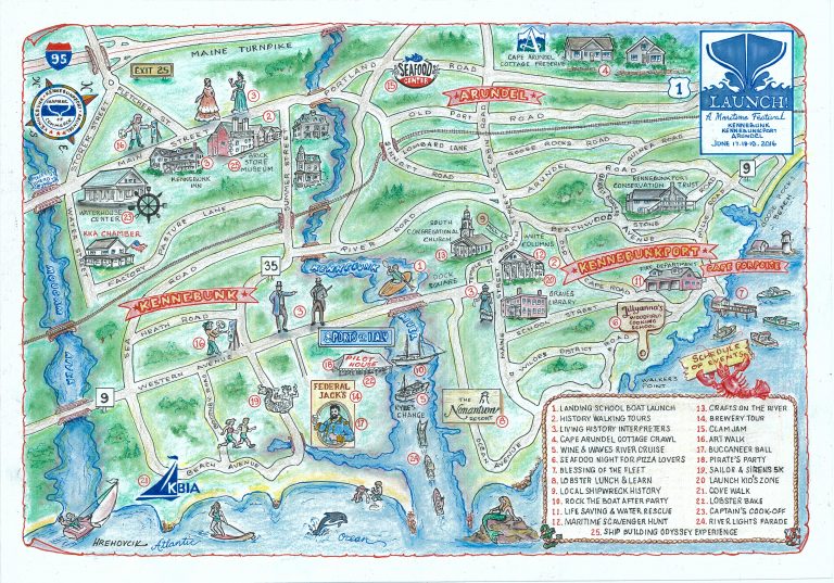 Maps Kennebunk Art Studio